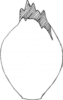 Diagram of Narrow Vase